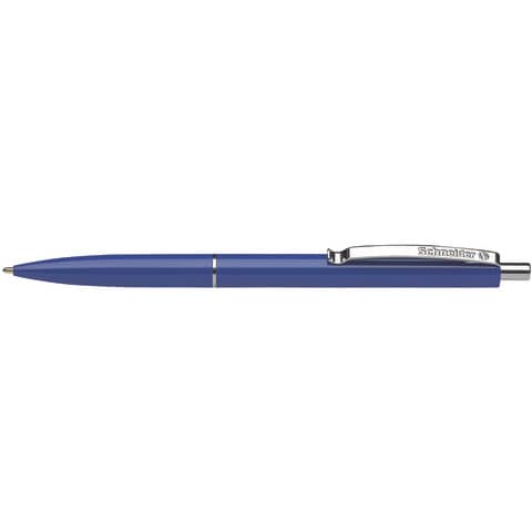 Penna a sfera a scatto Schneider K 15 ricaricabile tratto M blu Conf. 50 pezzi - P003083